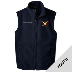 Y219 - EMB - B102E002 - Youth Fleece Vest