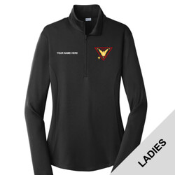 LST357 - EMB - B102E001 - Ladies 1/4 Zip Pullover
