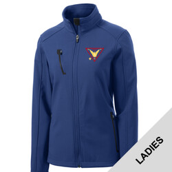 L324 - EMB - B102E001 - Ladies Welded Soft Shell Jacket
